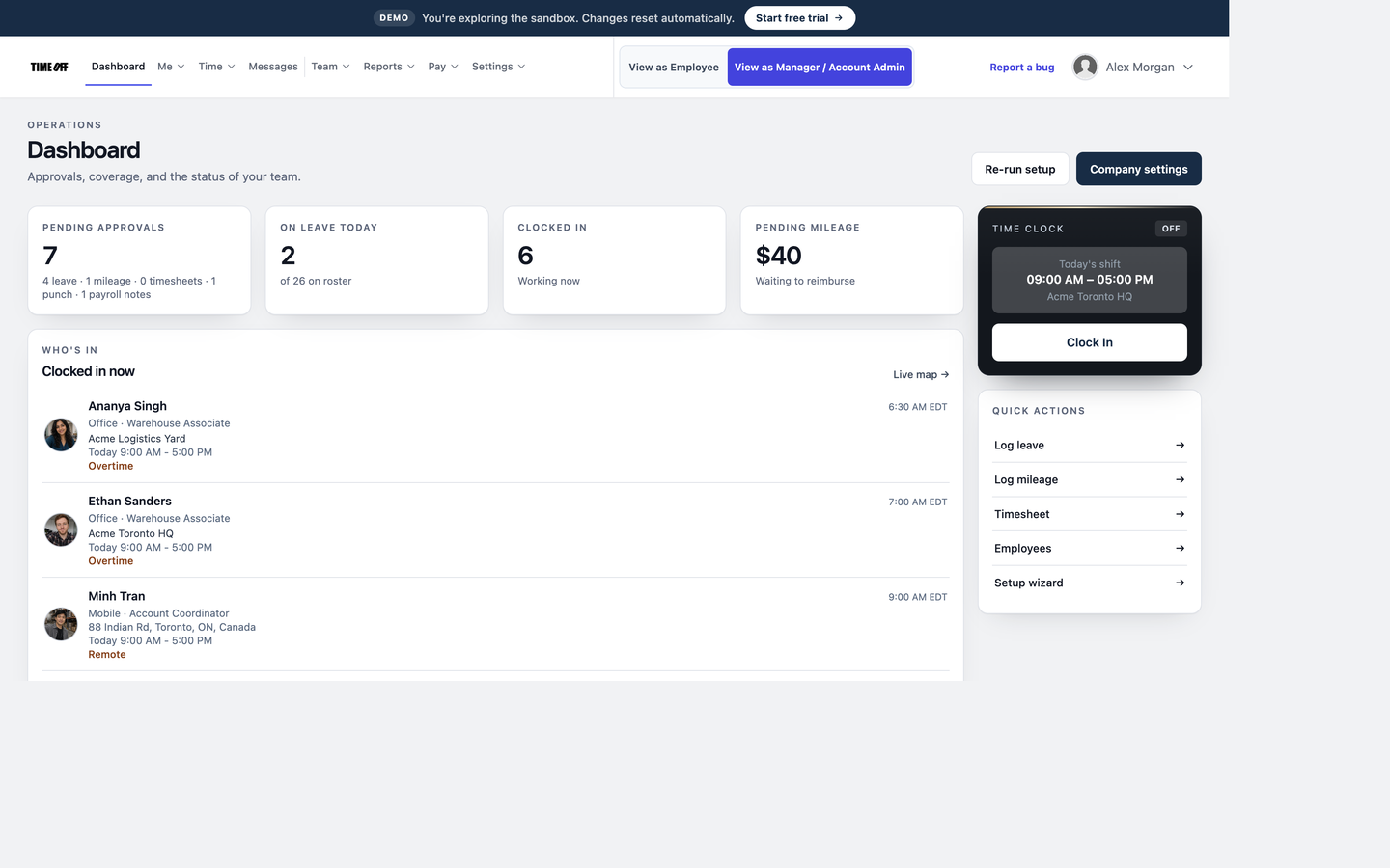 Dashboard