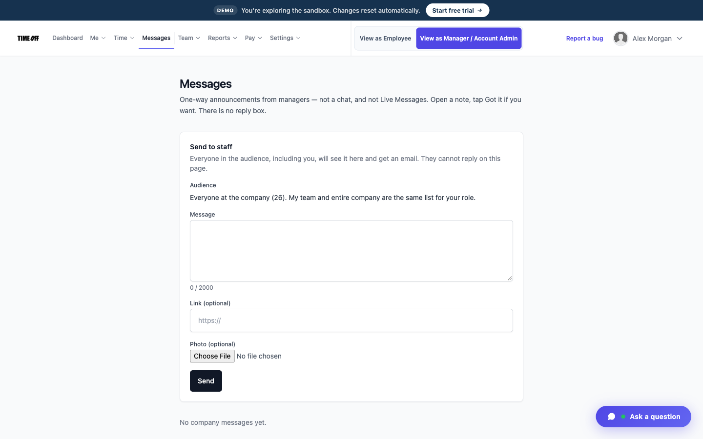 Messages